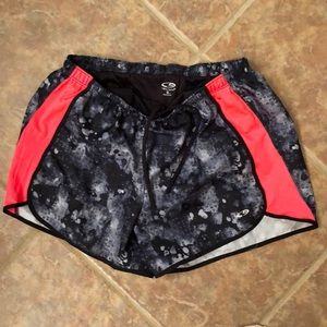 Chamption running shorts.